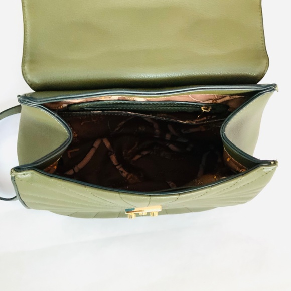 Quilted Convertible Backpack/Crossbody Bag with Bamboo Handle main image 6